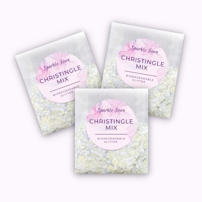Paillettes Biodégradables - Christingle Mix - Pochette 5ml