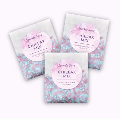 Biologisch abbaubarer Glitter - Chillax Mix - 5 ml Beutel