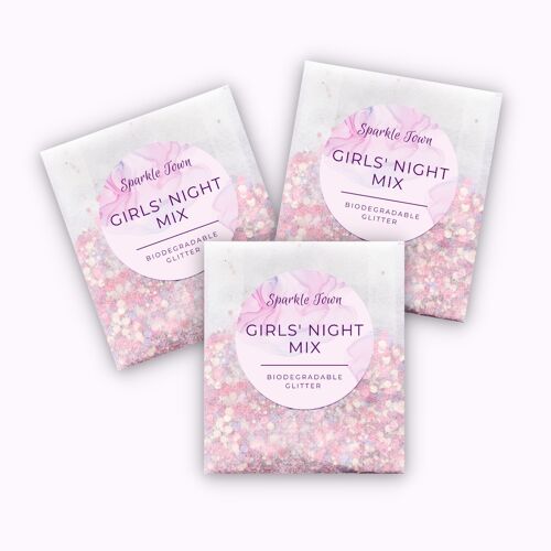 Biodegradable Glitter - Girls' Night Mix - 5ml Pouch