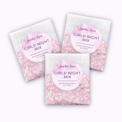 Biologisch abbaubarer Glitter - Girls' Night Mix - 5 ml Beutel