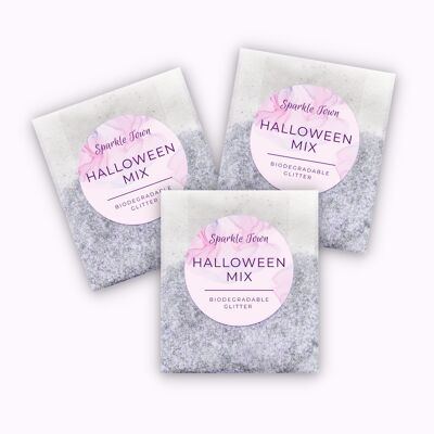 Purpurina biodegradable - Mezcla de Halloween - Bolsa de 5 ml