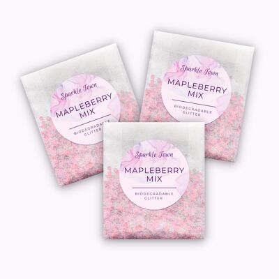 Biodegradable Glitter - Mapleberry Mix - 5ml Pouch