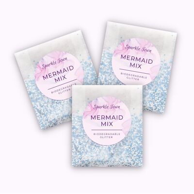 Biodegradable Glitter - Mermaid Mix - 5ml Pouch