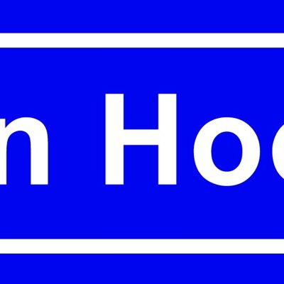 Aimant de réfrigérateur Panneau de ville Den Hoorn