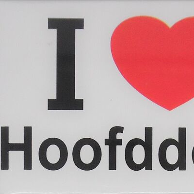 Imán de nevera I Love Hoofddorp