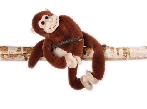 Affe mit flexiblen Armen und Beinen