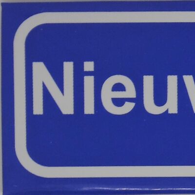 Magnete per il frigo Town segno Nieuw-Vennep