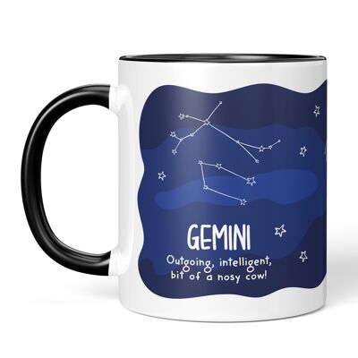 Gemini Rude Star Sign Zodiac Mug