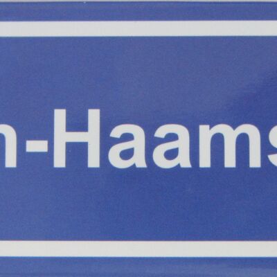 Imán de nevera Signo de la ciudad Burgh-Haamstede