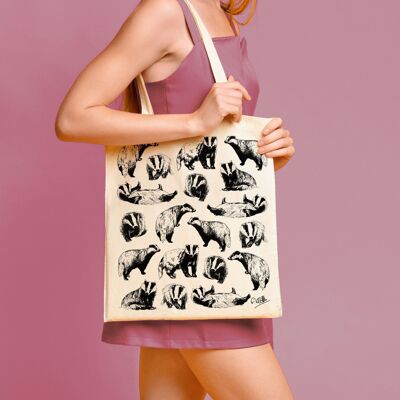 Bolsa de algodón Badger