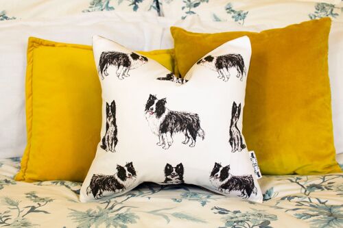 Handmade Large Border Collie Cushion