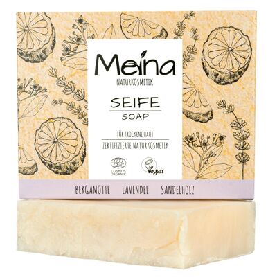 Soap with bergamot, lavender and sandalwood