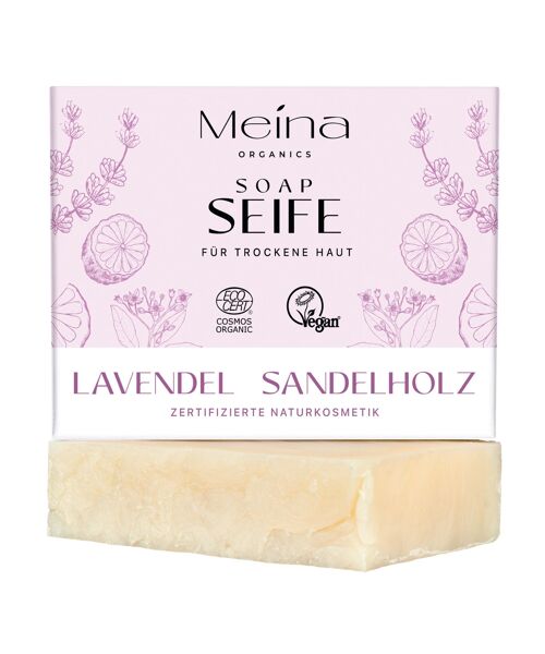 Seife mit Lavendel und Sandelholz