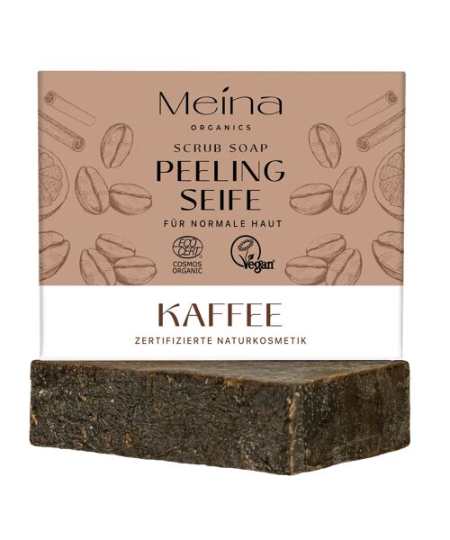 Peeling Seife mit Kaffee