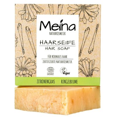 Hair soap with lemongrass and marigold