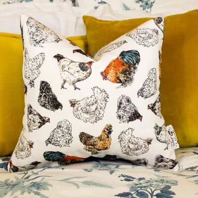 Handmade Large Chickens Cushion