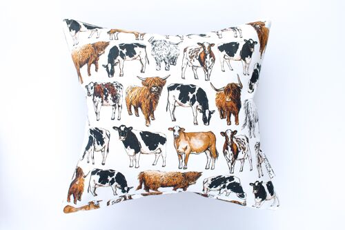 Handmade Large Cows Cushion