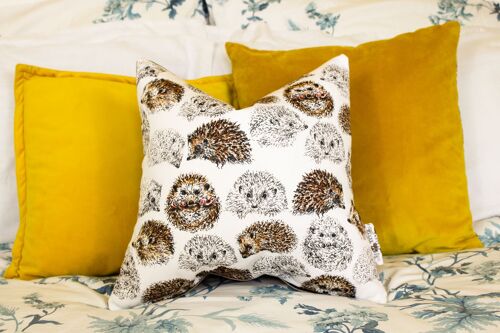 Handmade Large Hedgehogs Cushion