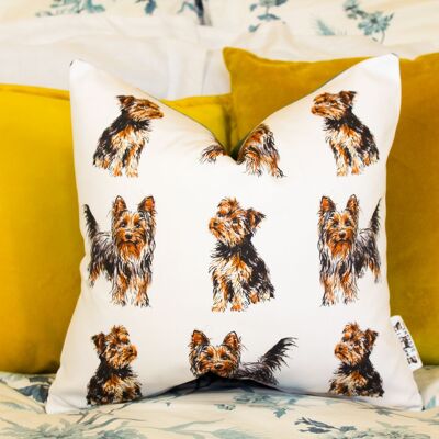 Handmade Large Yorkshire Terrier Cushion