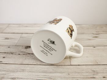 Tasse en porcelaine pour chien Yorkshire Terrier imprimée à la main 6