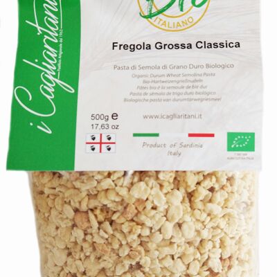 Organic Toasted Fregola Grossa Classica 500g - Typical Sardinian Product