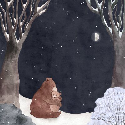 Winter Forest Art Print