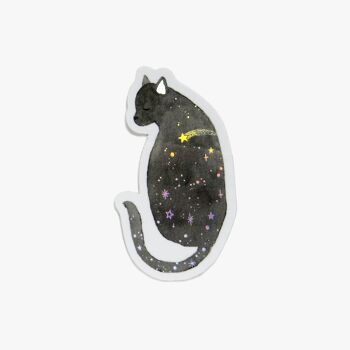 Enchanted Cat Holographic Sticker 1