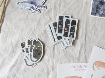 Enchanted Cat Holographic Sticker 3