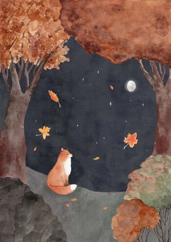 Autumn Forest Art Print 1