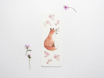 Floral Fox Bookmark 3