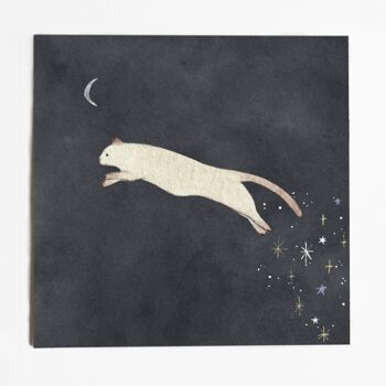 Twilight Cat Art Print - Without envelope 1