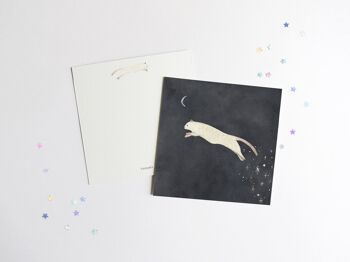 Twilight Cat Art Print - Without envelope 2