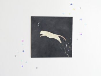 Twilight Cat Art Print - Without envelope 3