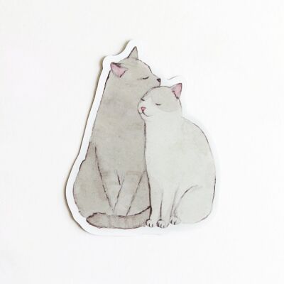 Feline Love Sticker