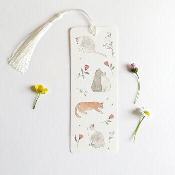 Blossom Cats Bookmark 1