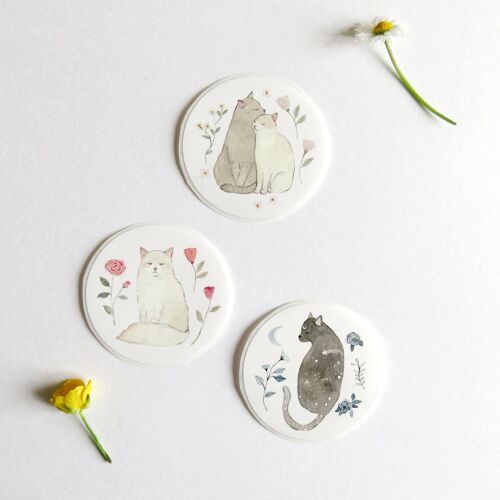 Blossom Cats Sticker Pack