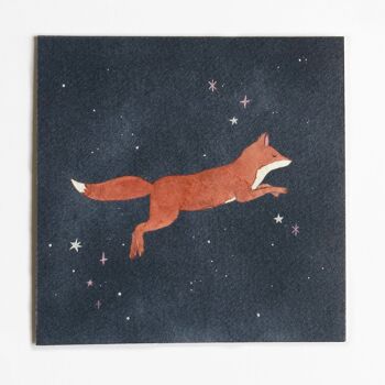 Galactic Fox Art Print - Without envelope 1