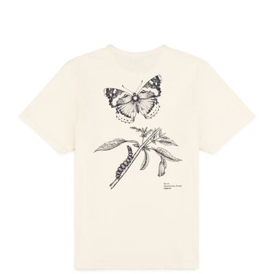 T-shirt Butterfly Life Cycle - Gyr Blanc