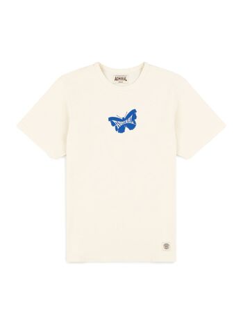 T-shirt The Admiral Butterfly - Gyr White 1