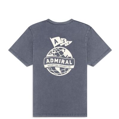 T-shirt The Admiral Globe - Brunea Blue Wash