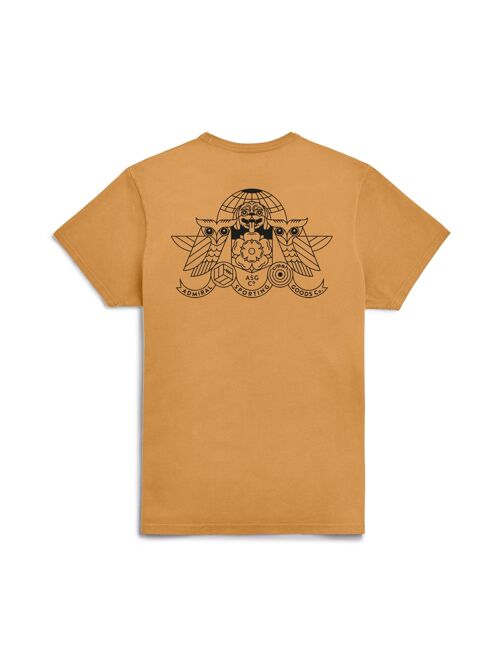 Admiral x Crash Records T-shirt - Leeds Collection - Hammer Yellow