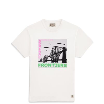 T-shirt Admiral x Frontiers Edimbourg - Gyr White