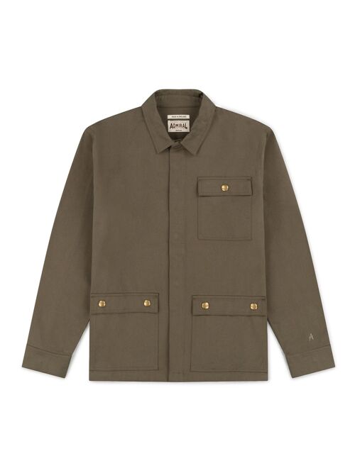 Dane Overshirt - Thones Olive - Made in England