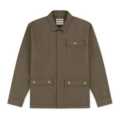 Dane Overshirt - Thones Olive - Made in England