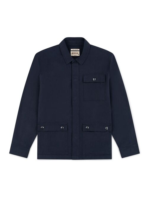 Dane Overshirt - Shrike Navy - Made in England