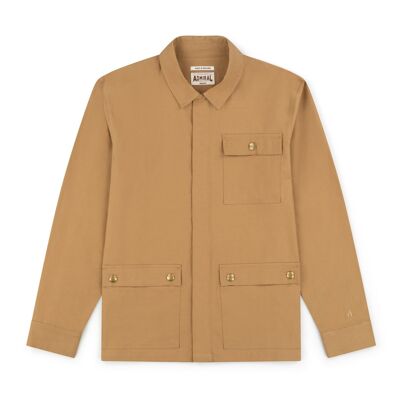 Westcote Overshirt - Struth Camel - Made in England