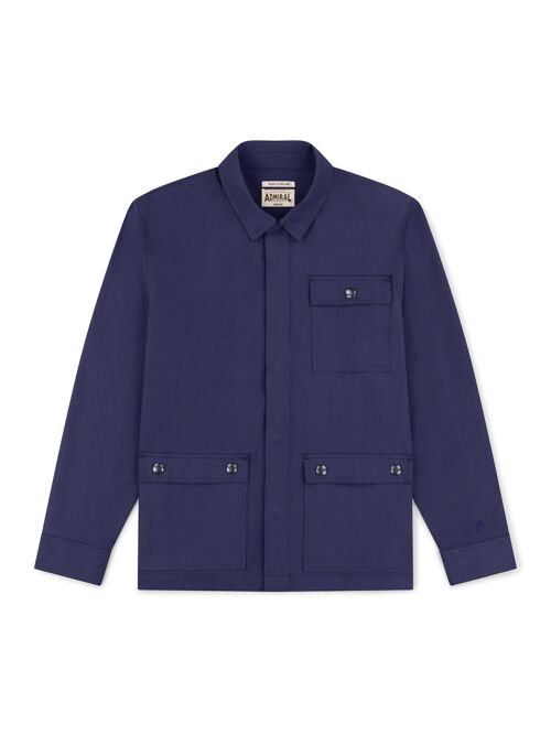 Westcote Overshirt - Whio Navy - Made in England