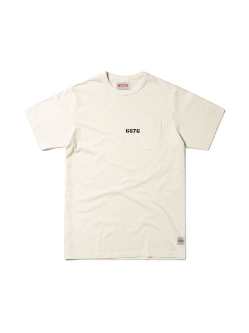 Admiral x 6876 Biam Pocket T-shirt - Gyr White