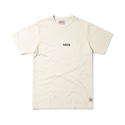 T-shirt Admiral x 6876 Biam Pocket - Blanc Gyr