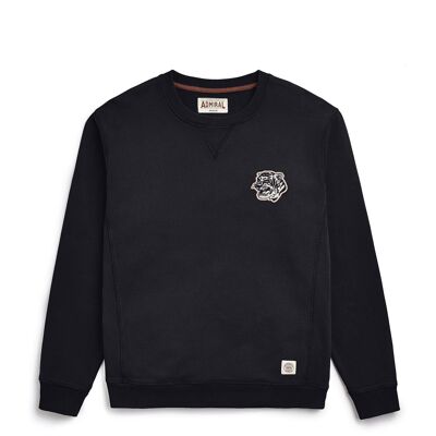 Sweat Tiger Head B/W Chenille Logo - Cerf-volant Noir